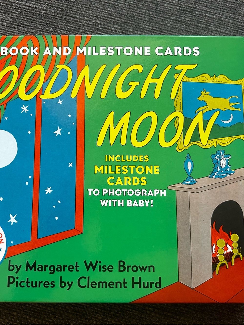 Harper Goodnight Moon Book - Green & Yellow Cover